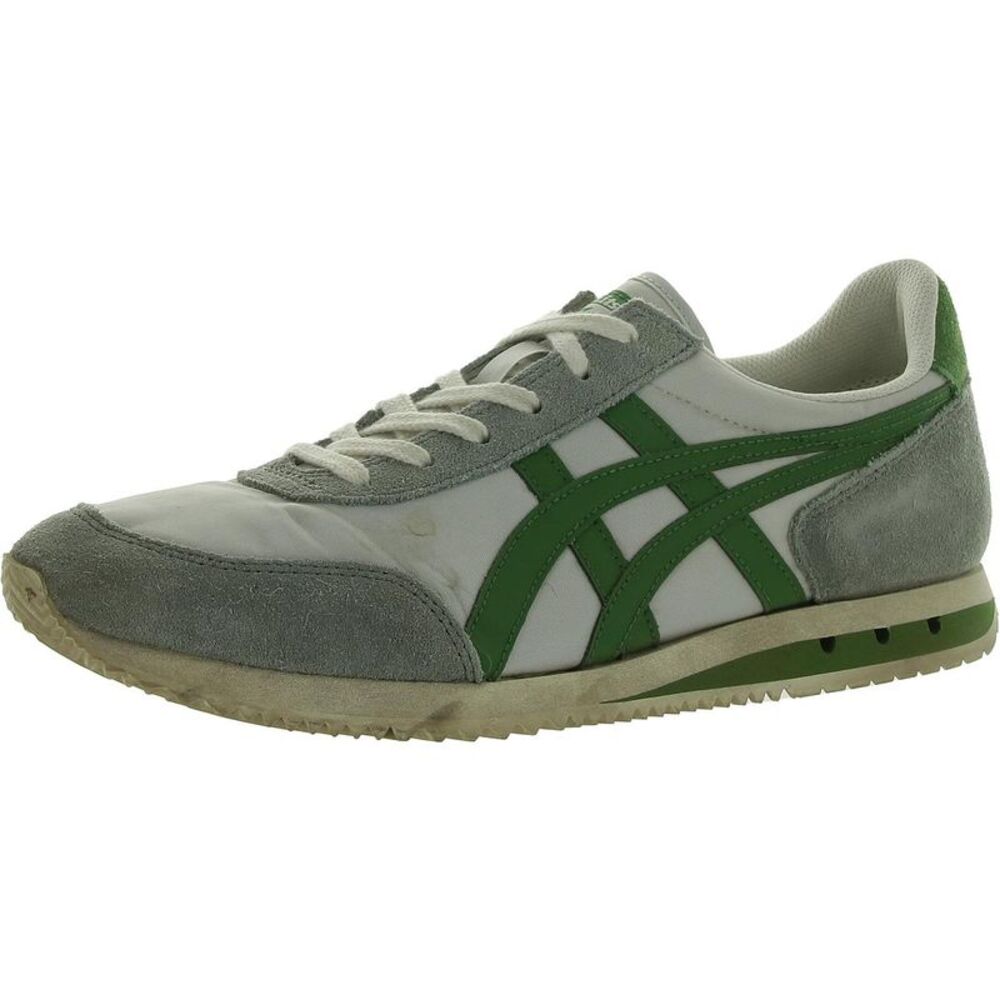 Onitsuka Tiger by Asics Grey and Green Low-Top Sneaker